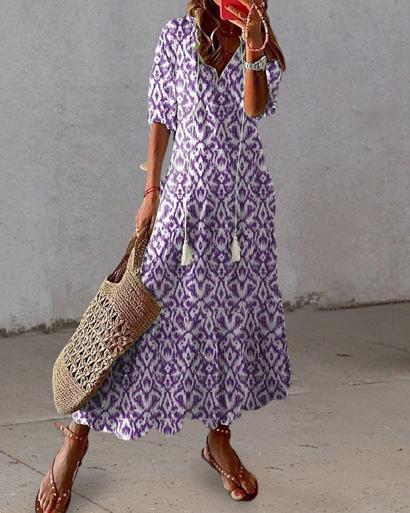 Pepper | Fließendes Boho-Kleid mit Eleganz
