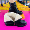 Mayi | Leder-Winterstiefeletten