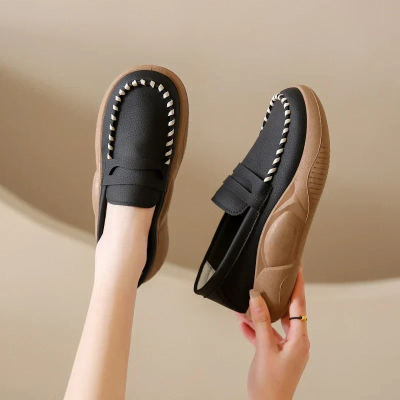 Siena | Bequeme Leder-Korrekturslipper