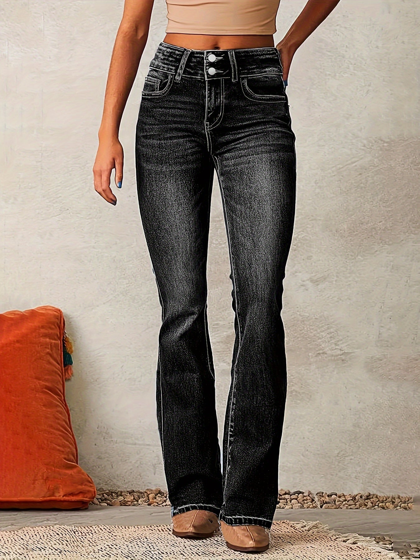 Tanya | Figurbetonte High-Flared Hose