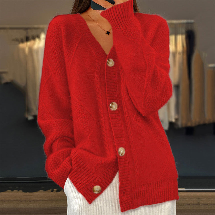 Nova | Strickjacke mit V-Ausschnitt