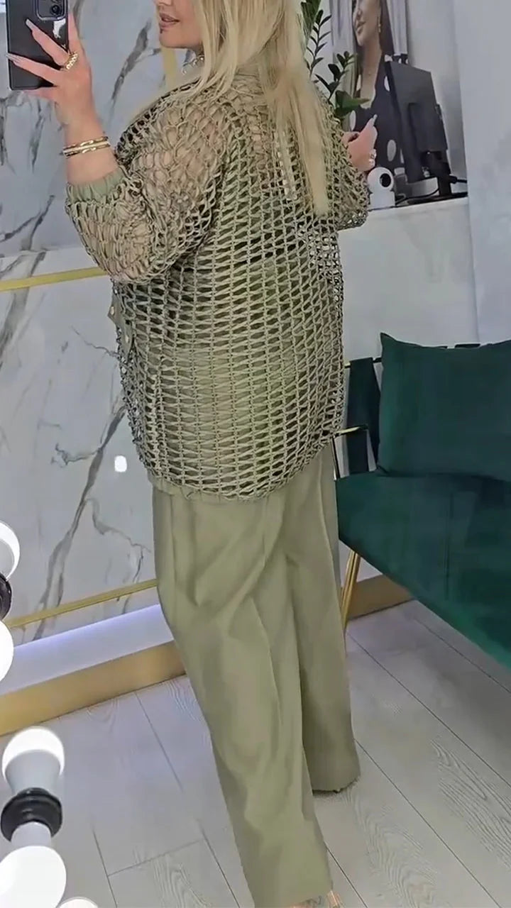 Amelia | Klassischer Damenanzug im dreiteiligen Set