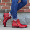 Lornia | Damenstiefel mit doppeltem Reißverschluss