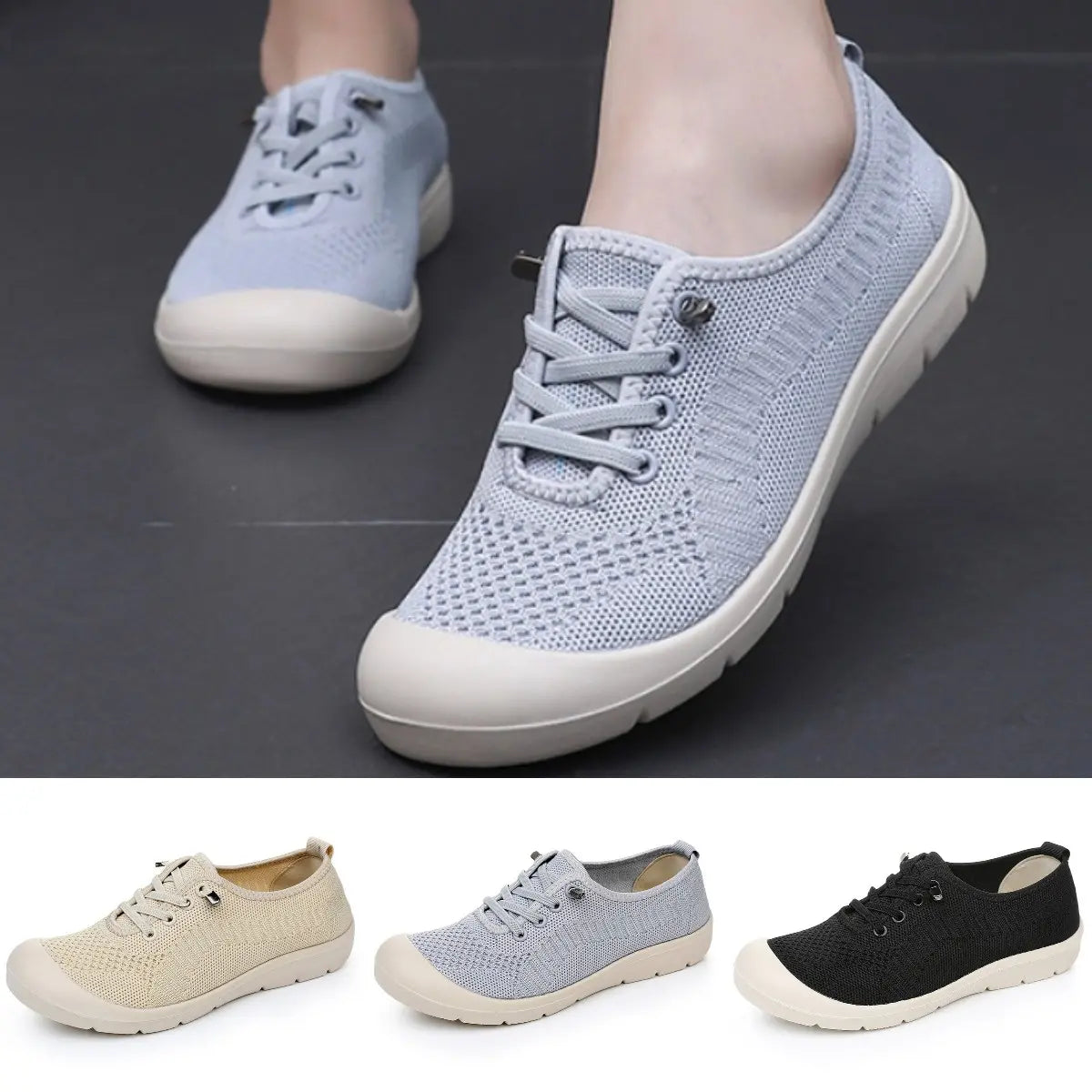 Lynn | Rutschfeste flache Schuhe für Frauen