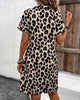 Madeline | elegantes Midikleid, trendiges Leopardenmuster.