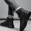 Ashton | Warme schwarze Lederstiefel