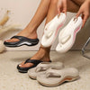 Gisel | Damen-Plateau-Flip-Flops mit weicher Sohle