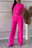 Carmixa | Top & Hose Set mit Diamant-Verzierung