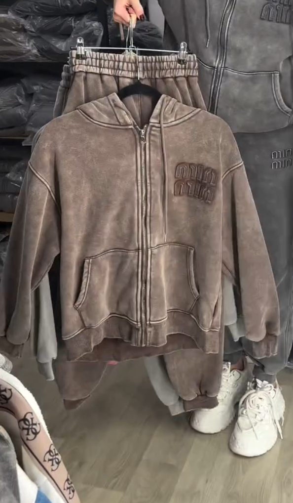 Keyla | Kapuzen-Sportanzug mit Reißverschluss