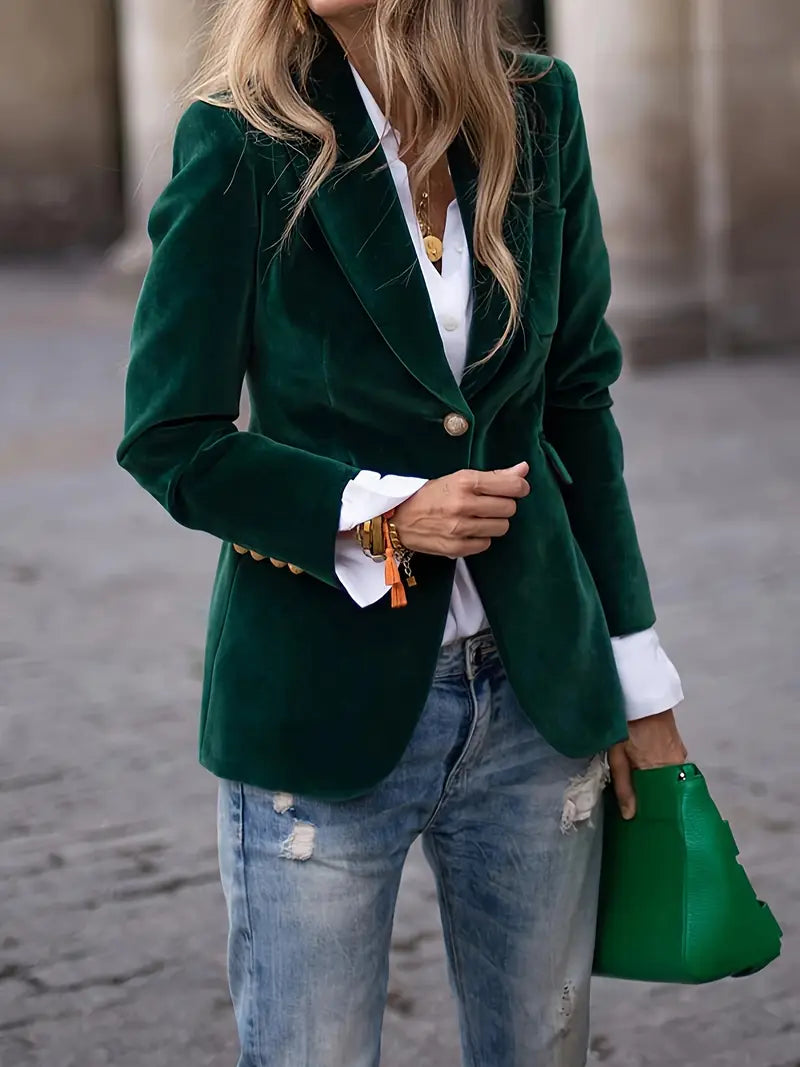 Juley | Elegante Samtjacke