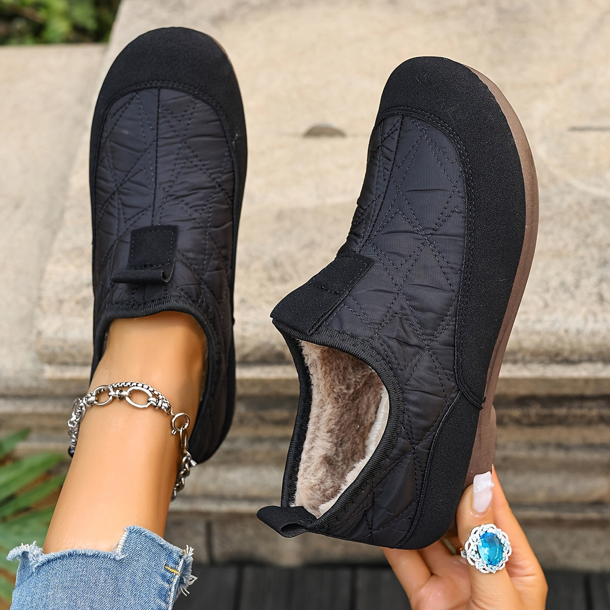 Athena™ | Bequeme Winterstiefel für Damen zum Hineinschlüpfen