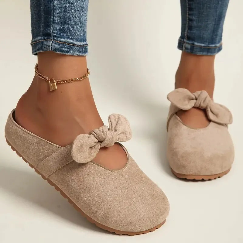 Muvey | Damen-Mules mit Schleife