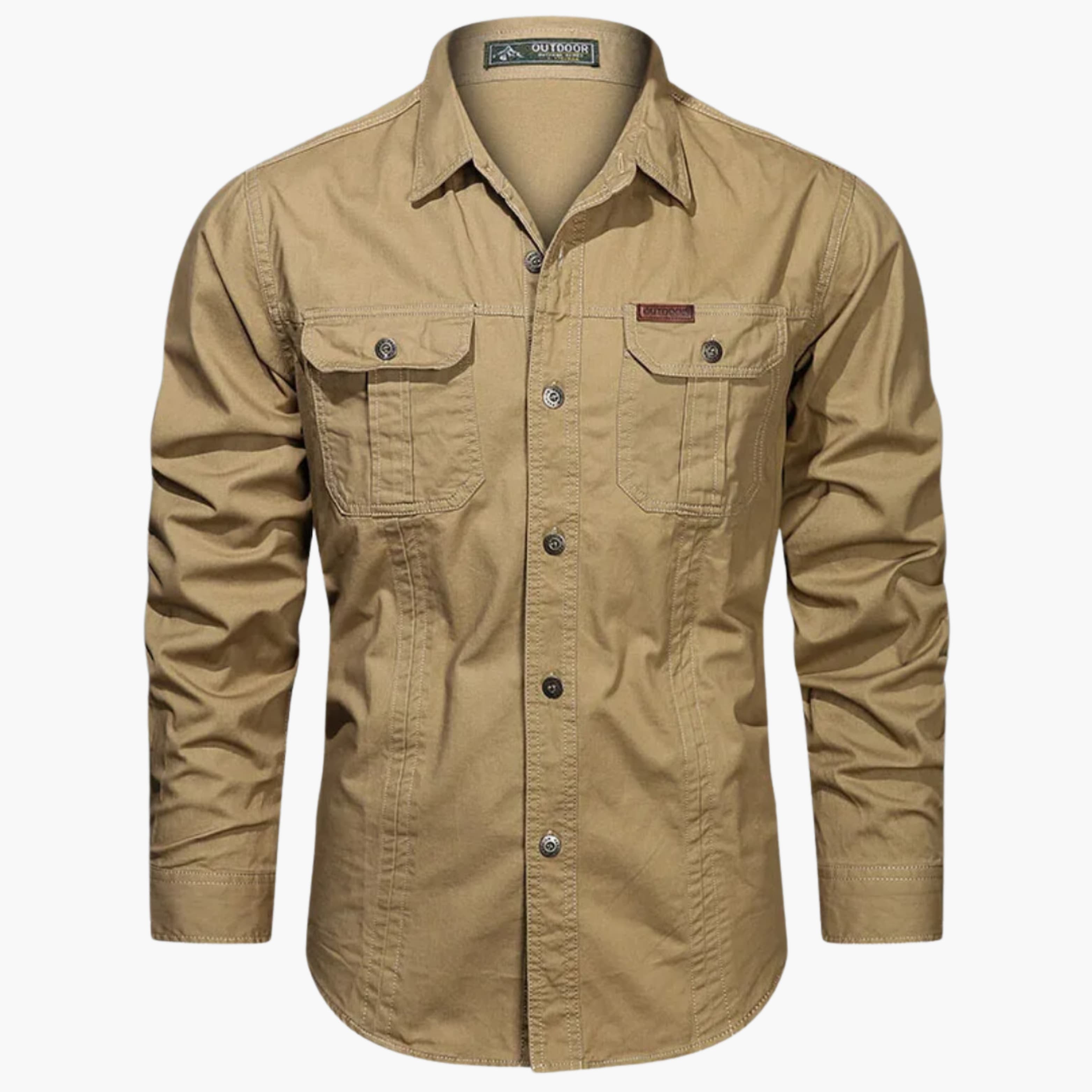 Kilian™ | Urbanes Cargohemd - Khaki / M