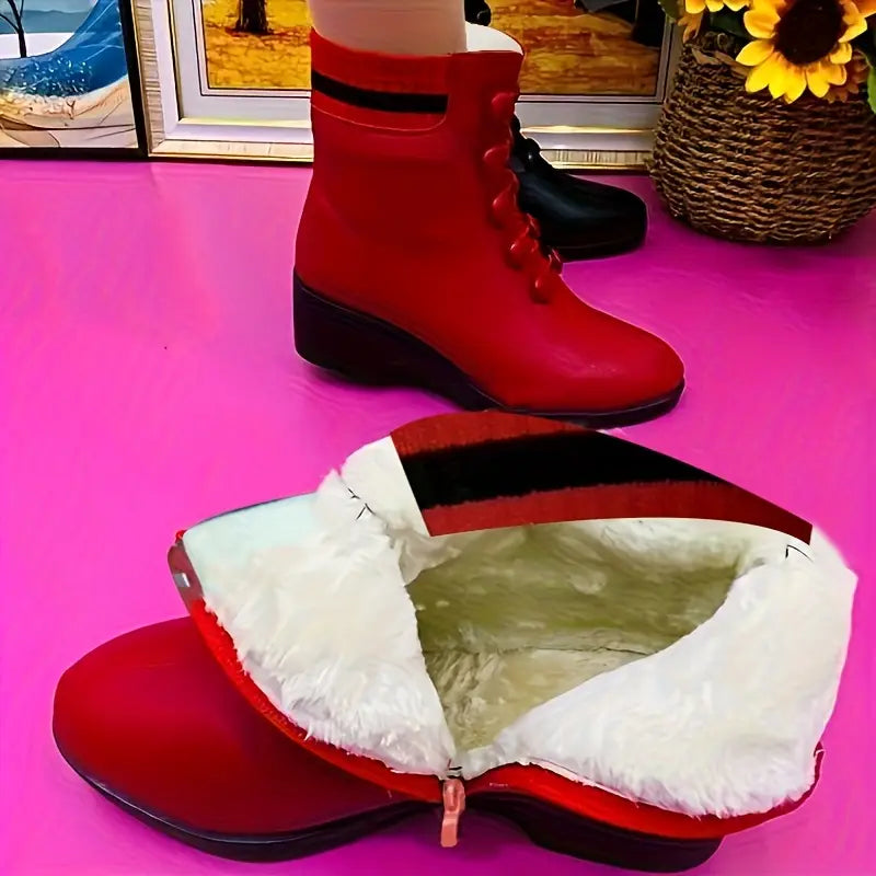 Ezra | Lässige Stiefeletten mit Keilabsatz