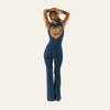 Kristy | Figurbetonter Denim-Jumpsuit