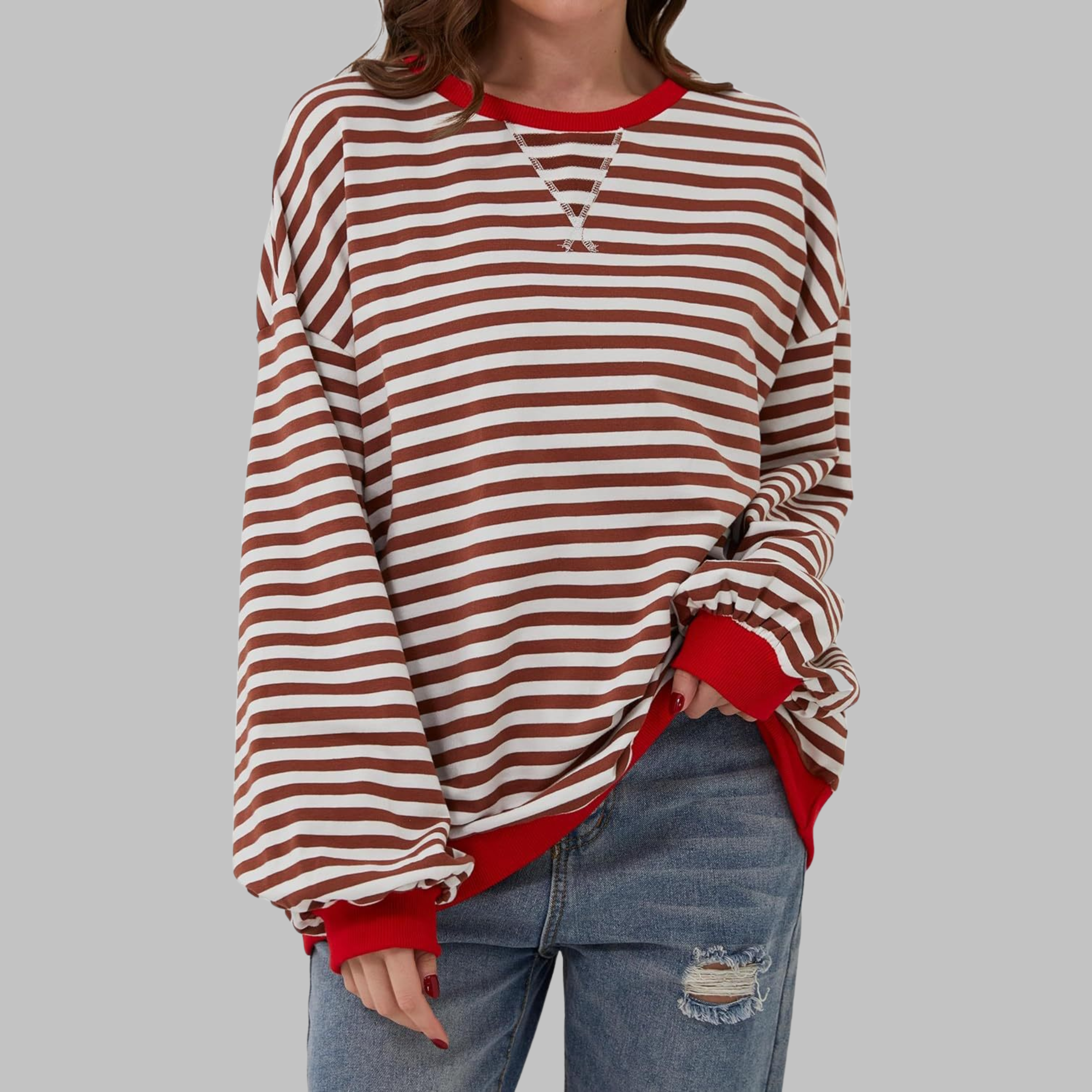 Marjen | Gestreifter Pullover