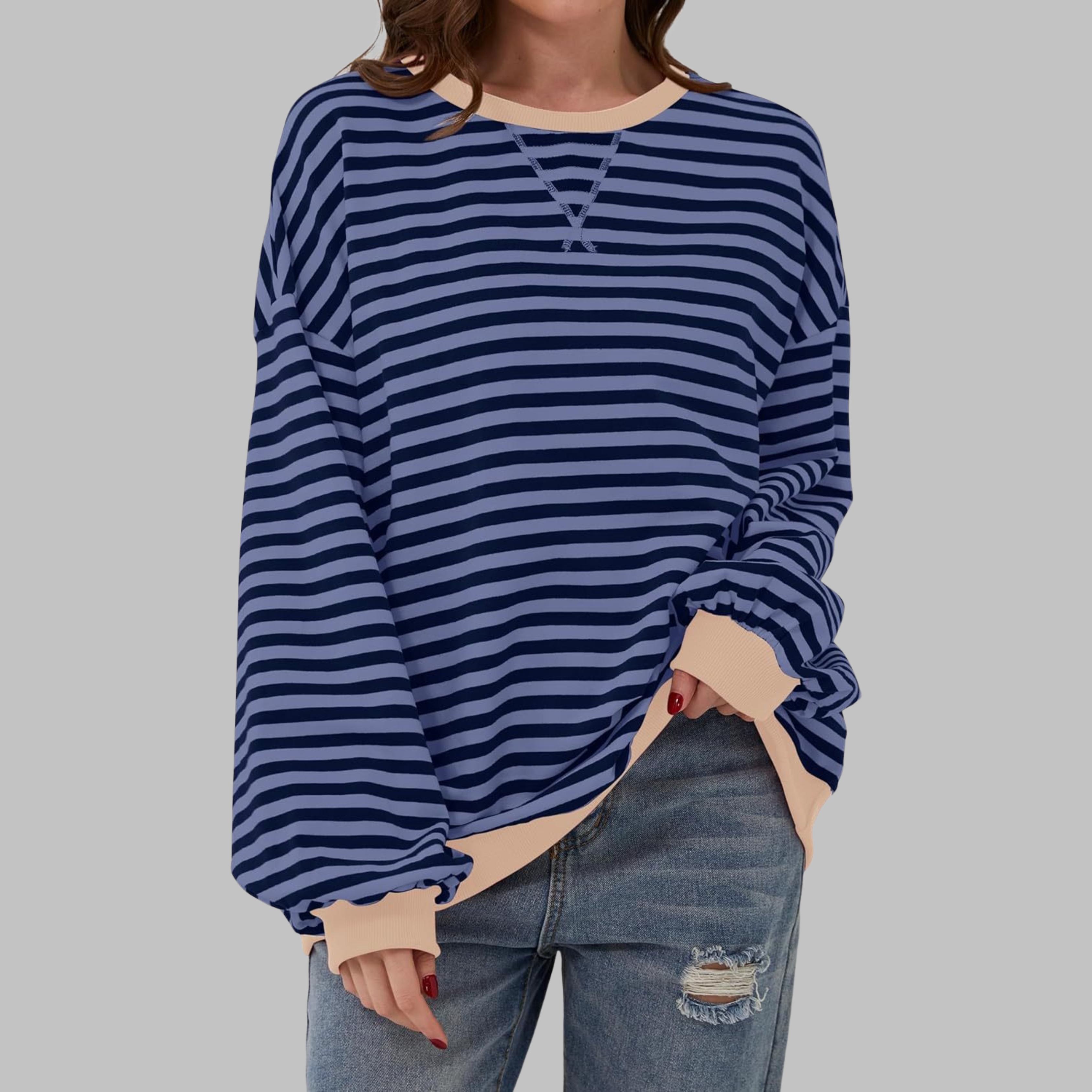 Marjen | Gestreifter Pullover