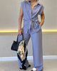 Emerie™ | Elegantes ärmelloses Set mit hochtaillierter Hose