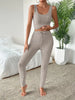 Chloe | Stilvolles 3-teiliges Set aus geripptem Strick