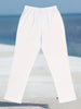 Renzo | Elastische Leinenhose im Casual-Stil