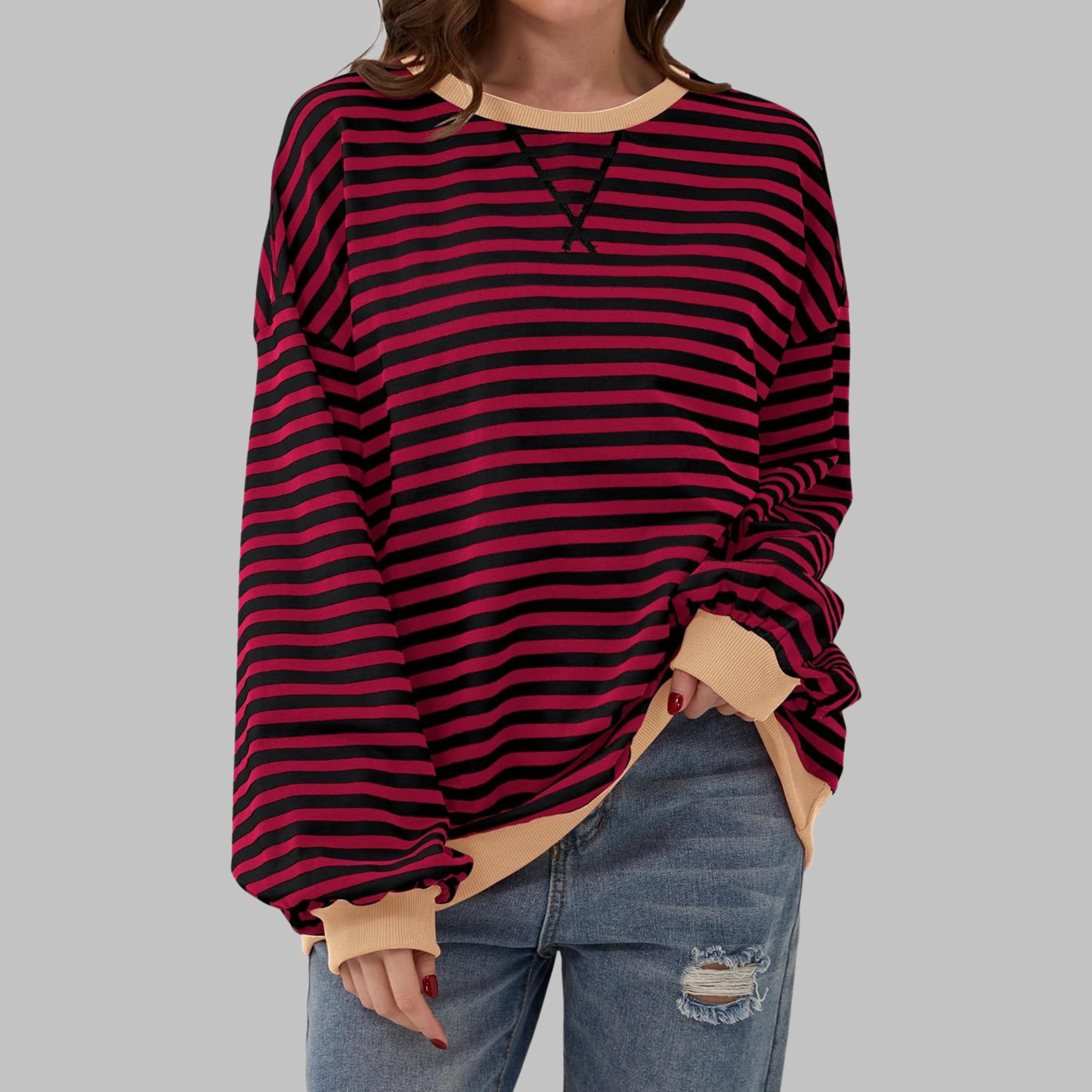 Marjen | Gestreifter Pullover