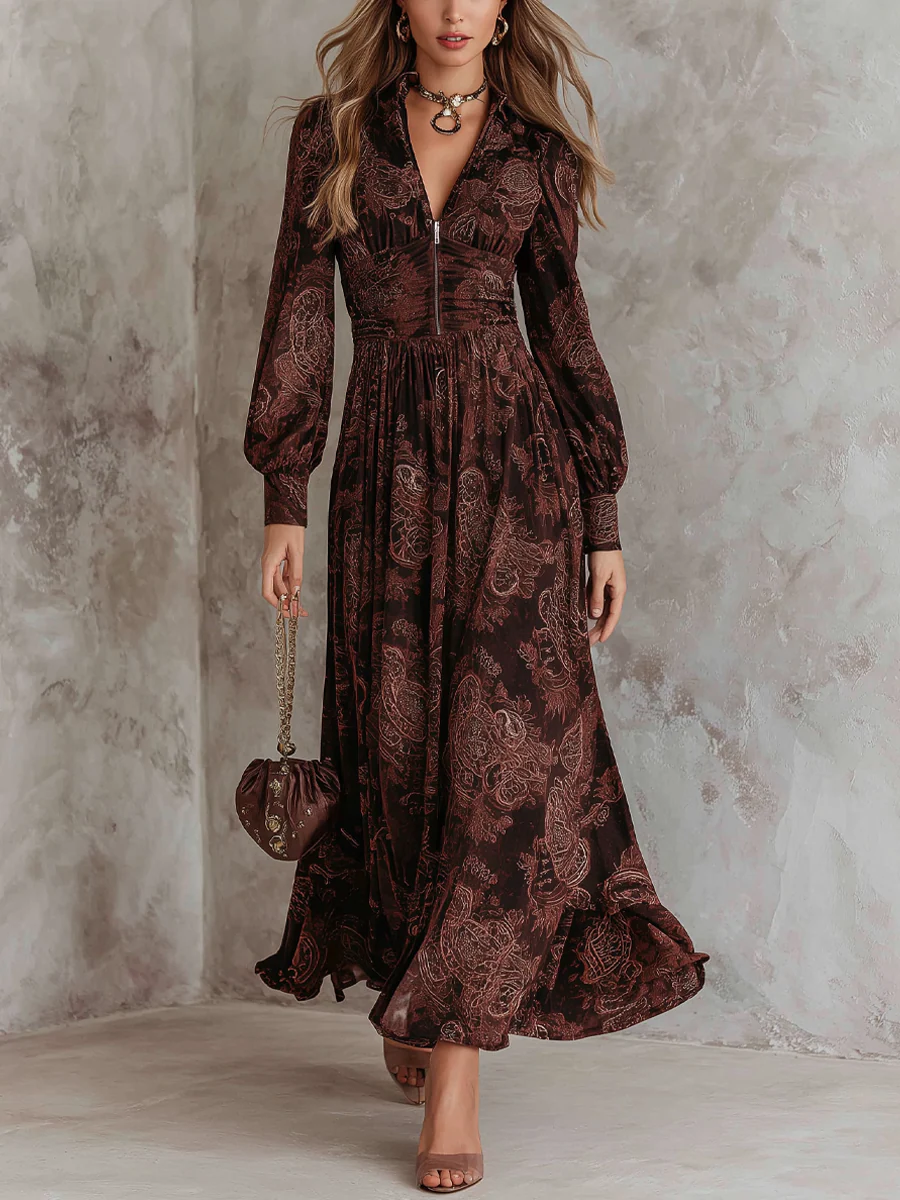 Rabela | Maxikleid mit Paisley-Muster