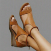 Rahel | Keilsandalen mit Knöchelriemen