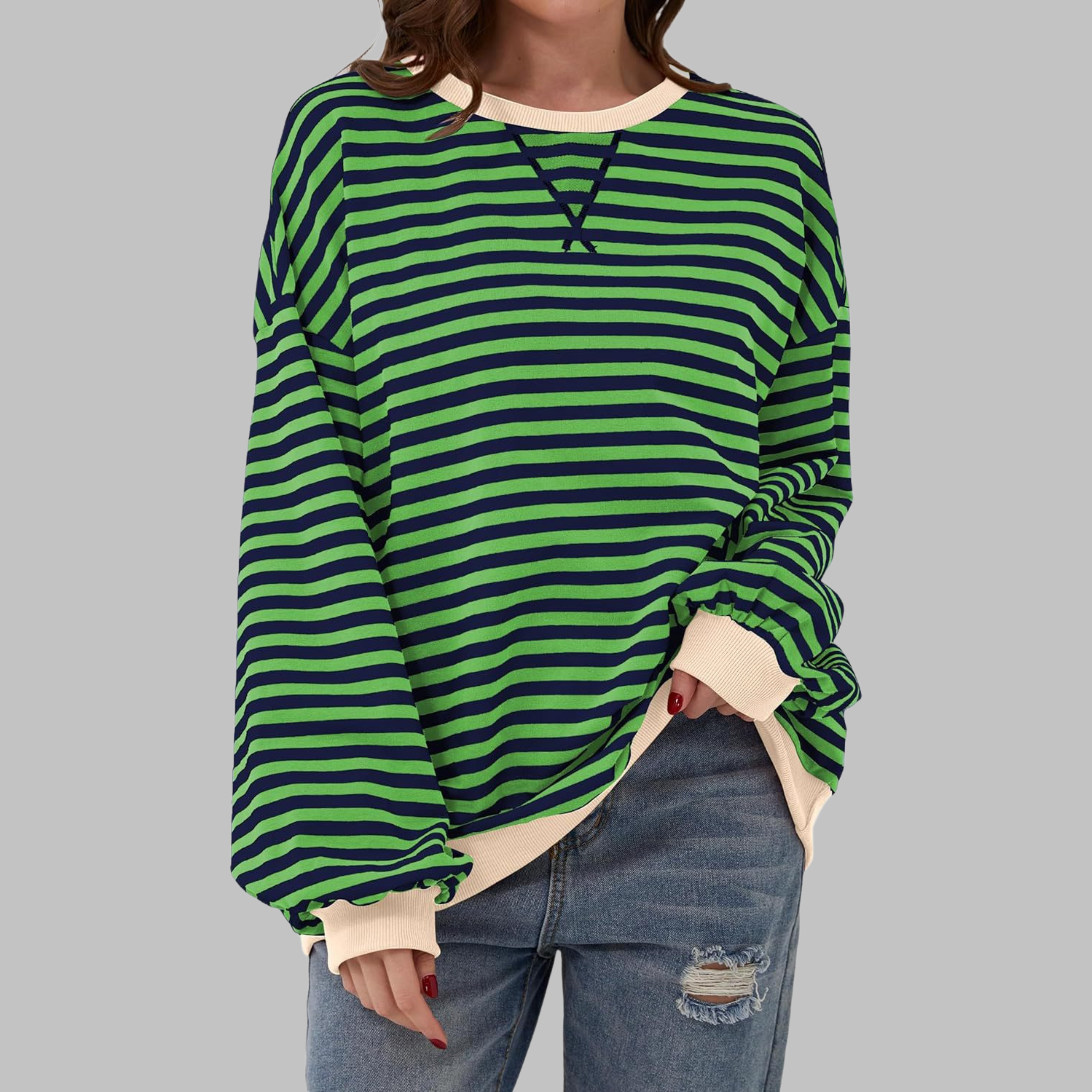 Marjen | Gestreifter Pullover