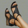 Rahel | Keilsandalen mit Knöchelriemen