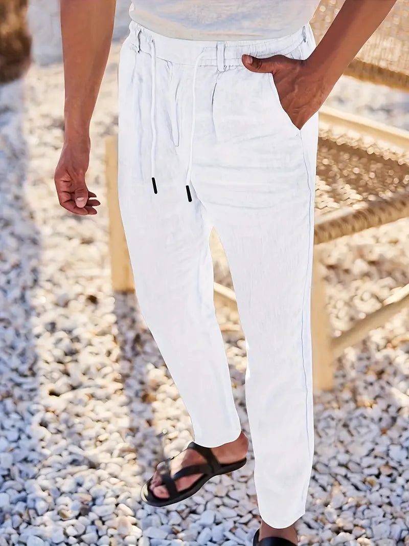Jacob | modische lockere Leinenhose für den Sommer