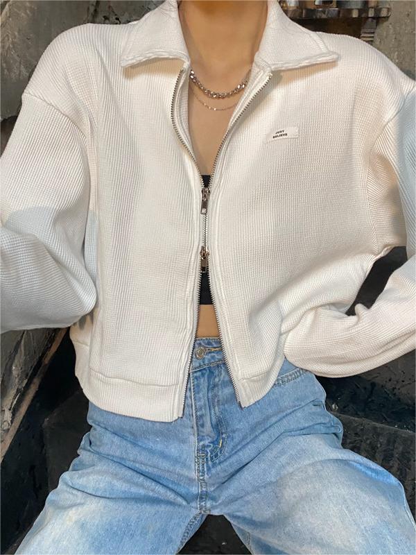 Jamie | Cropped Zip Jacke