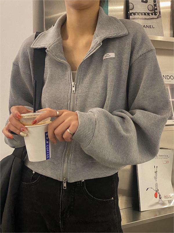 Jamie | Cropped Zip Jacke