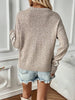 Haira | Oversized-Pullover im europäischen Stil