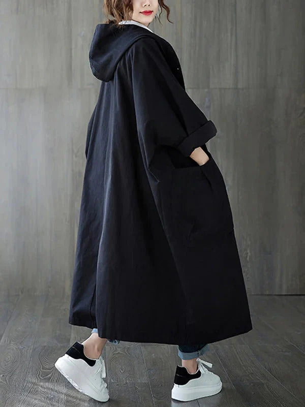 Kimberly™ | Eleganter Langer Wasserdichter Mantel für Damen