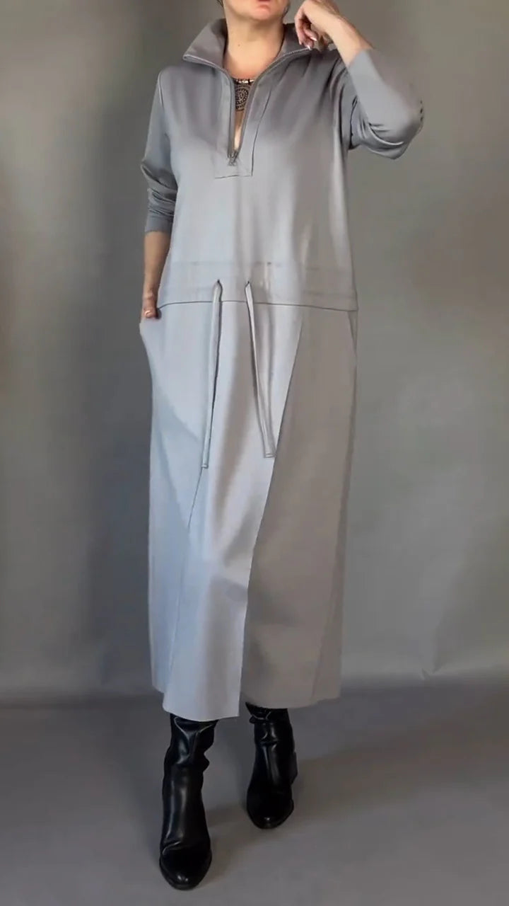 Katie | elegantes Kleid für Damen mit langen Ärmeln.