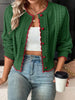 Fena | Damenstrickjacke mit kontrastierenden Bündchen