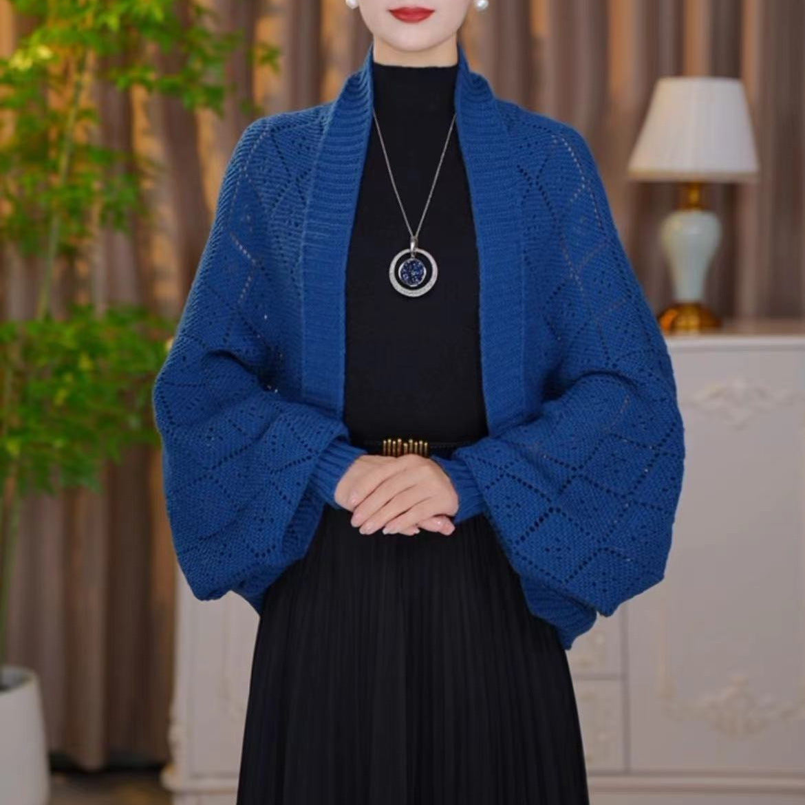 Samirra | Strick-Cardigan mit Ajourmuster