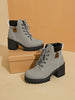Ana™ | Modische Stiefeletten mit dicken Absätzen
