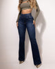 Izzie | Modische Stretch-Jeans mit weitem Bein