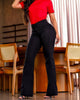 Izzie | Modische Stretch-Jeans mit weitem Bein