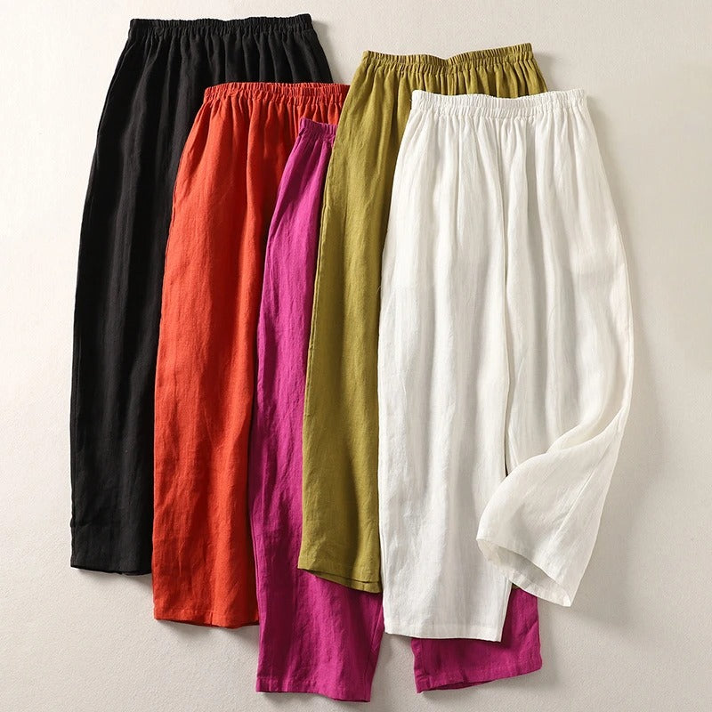 Lina | Luftige Leinenhose natürlich und stilvoll