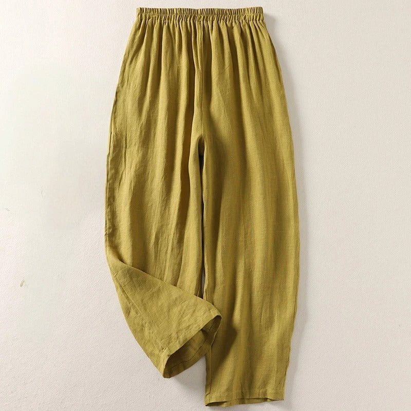 Lina | Luftige Leinenhose natürlich und stilvoll