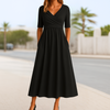 Monica | Wickelkleid mit kurzen Ärmeln