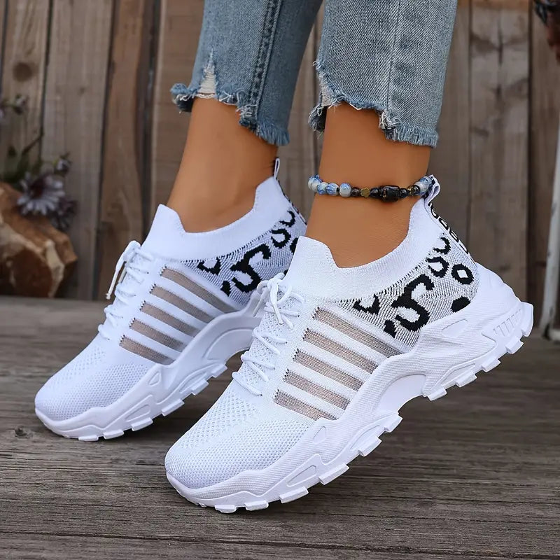 Solana | Lässige Damen-Sneakers mit trendigem Panther-Print