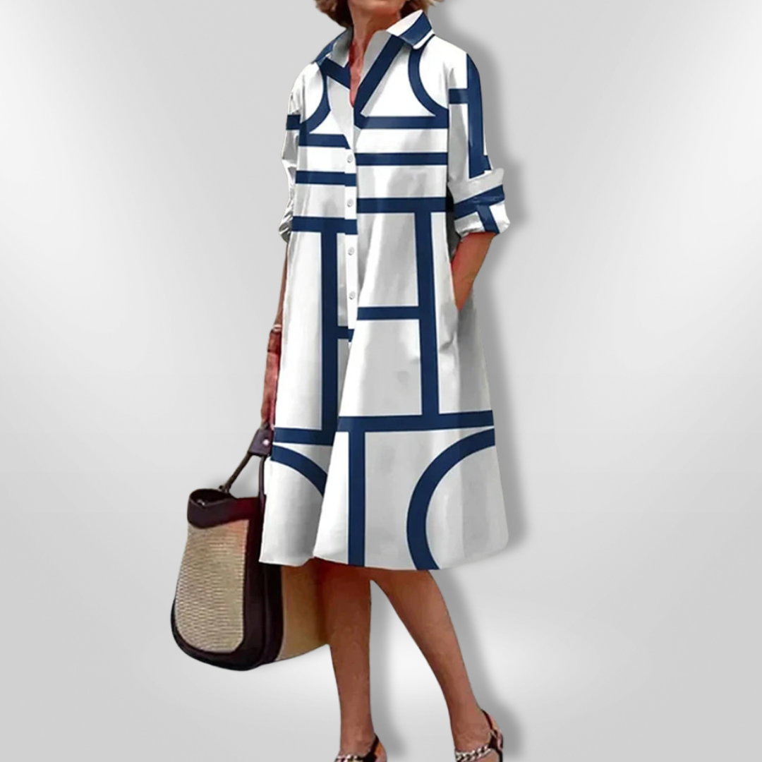 Deborah | stilvolles Kleid mit Knopfleiste