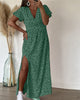Everly | elegantes Maxikleid, schmeichelnder V-Ausschnitt.