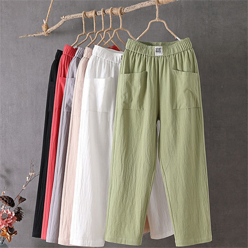 Leyla™ | Lässige weite Hosen für Damen