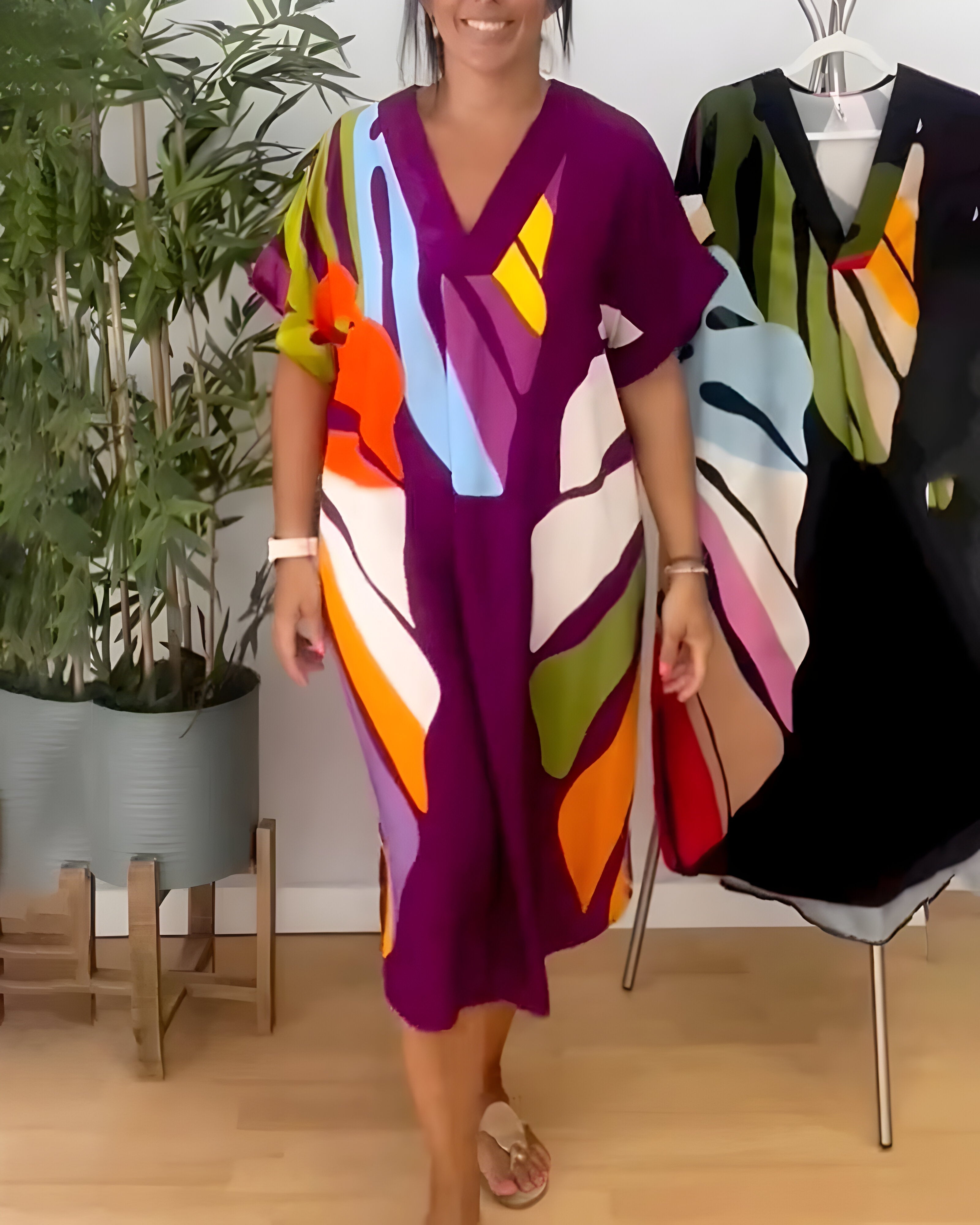 Jolie | trendiges farbiges Freizeitkleid für besondere Anlässe