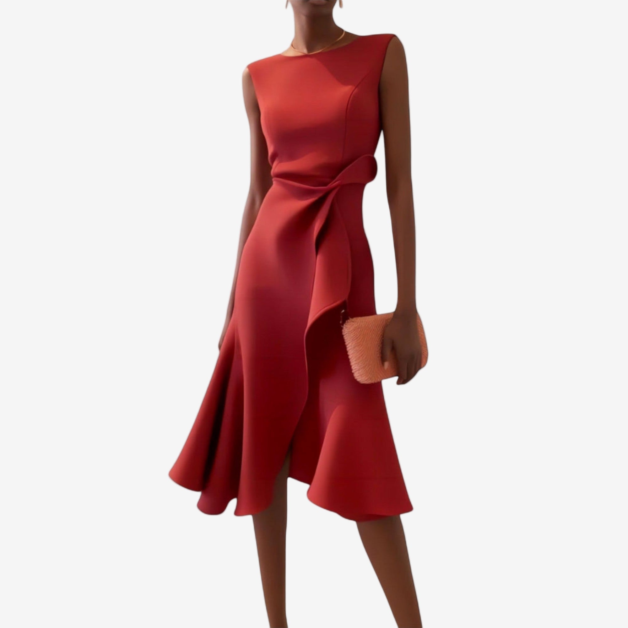 Jakarine | Asymmetrisches Midikleid