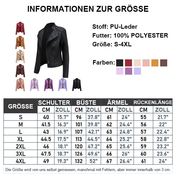 Clarisa | Gewaschene Lammfell-Lederjacke